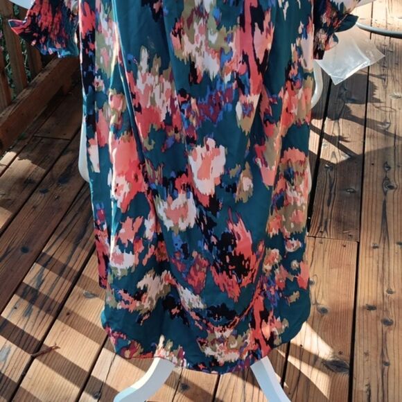 NWT Luxedo Abstrct Print Tulip Dress - Picture 9 of 16